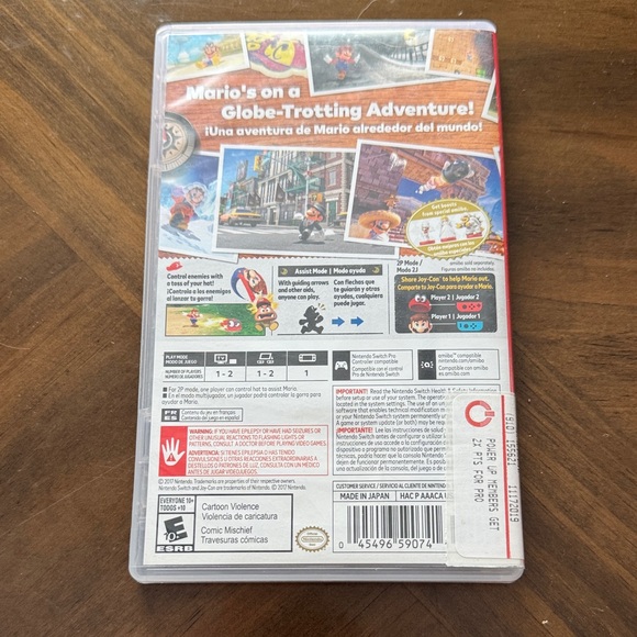 Nintendo Super Mario Odyssey Game - Red and Blue - Picture 3 of 3